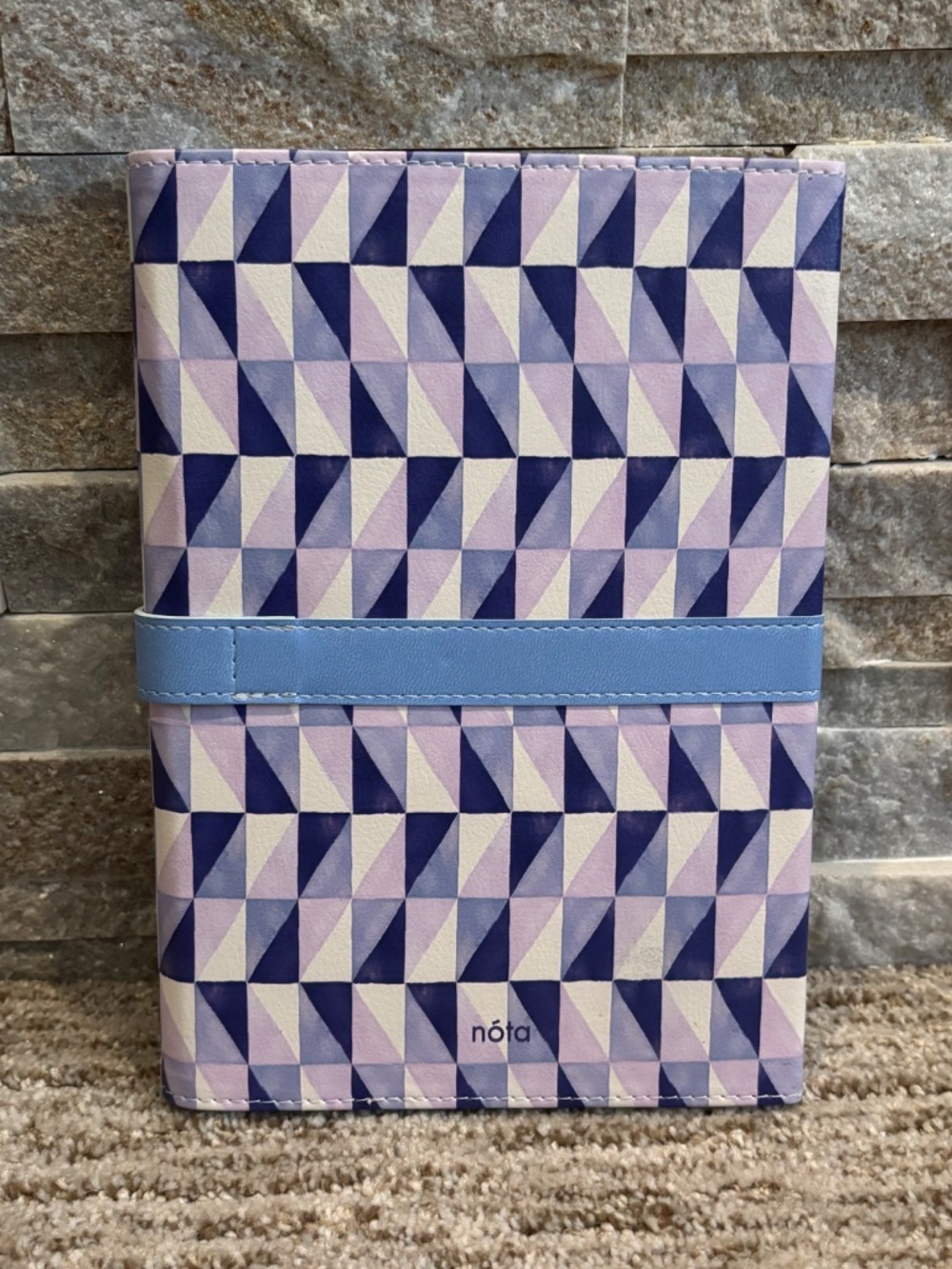 nota Purple Check Pattern Matching Notebooks & Pen Set - Picture 9 of 12